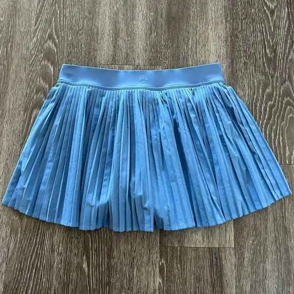 Lululemon Varsity High Rise Pleated Tennis Skirt Oasis Blue Size 8 - Picture 11 of 15